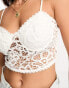 Фото #3 товара Pimkie lace bralet top in white