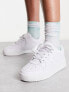 Truffle Collection – Sneaker mit weiter Passform und dicker Sohle in Weiß