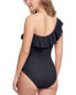 Фото #2 товара Profile By Gottex One-Piece One Shoulder Women's