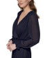 Фото #4 товара Women's Long-Sleeve V-Neck Dress