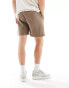 Фото #3 товара ASOS DESIGN heavyweight soft shorts in brown