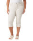 ფოტო #1 პროდუქტის Plus Size Amanda High-Rise Capri Jeans