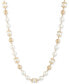 Gold-Tone Imitation Pearl Filigree Collar Necklace, 16"+ 3" extender