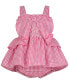 ფოტო #6 პროდუქტის Baby Girls Big-Bow Seersucker Sundress Headband