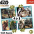 Фото #2 товара Trefl Puzzle 4w1 Mandalorian i jego świat Star Wars