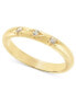 ფოტო #1 პროდუქტის Gold-Tone Crystal Band Ring, Created for Macy's