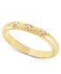 Gold-Tone Crystal Band Ring, Created for Macy's Золотистый, 8 - фото #1