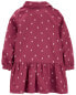 Фото #6 товара Baby Long-Sleeve Shirt Peplum Dress 6M