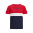 ფოტო #3 პროდუქტის JACK & JONES Reid Blocking short sleeve T-shirt