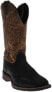 Фото #3 товара Laredo Topeka Square Toe Cowboy Mens Black, Brown Dress Boots 7824