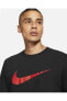 Erkek T-Shirt Sportswear Swoosh %100 Cotton-bv0621-010