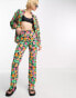 Фото #1 товара ONLY flared trousers co-ord in multi oversized floral