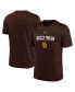 Фото #2 товара Men's Brown San Diego Padres Wordmark Velocity Performance T-shirt
