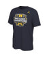 Фото #2 товара Men's Navy Michigan Wolverines College Football Playoff 2023 National Champions Team T-shirt