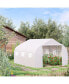 Фото #2 товара Greenhouse 12' x 10' x 7' Large Portable Walk-in Green House Gardening