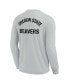 Фото #2 товара Men's and Women's Gray Oregon State Beavers Super Soft Long Sleeve T-shirt