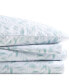 Printed Cotton Percale 4-Pc. Sheet Set, Queen