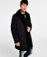 ფოტო #3 პროდუქტის Men's Faux-Shearling Overcoat