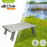 Фото #4 товара Складной стол AKTIVE Алюминиевый Серебристый 40 x 13 x 28,5 cm (4 шт)