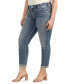 Trendy Plus Size Girlfriend Mid-Rise Slim Jeans