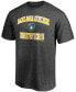 Фото #3 товара Men's Charcoal Milwaukee Brewers Heart Soul T-shirt