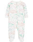 Фото #3 товара Baby Whale Zip-Up Sleep & Play Pajamas 3M