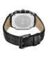 ფოტო #2 პროდუქტის Men's Orion Diamond (1/8 ct.t.w.) Black Ion-Plated Stainless Steel Watch