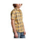 Фото #3 товара Men's Plaid Workwear Short Sleeve Shirt
