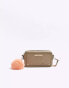 Фото #2 товара River Island pom pom bag in beige