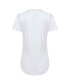 ფოტო #4 პროდუქტის Women's White Sacramento Kings Origins Phoebe Tri-Blend T-shirt