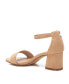 Фото #2 товара Women's Suede Heeled Sandals By