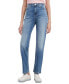 Women's Julie High Rise Straight Leg Jeans Синий, 32x30 - фото #1