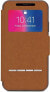 Фото #1 товара Чехол для смартфона Moshi Sensecover - Этюд с сенсорным клапаном для iPhone X (коричневый карамельный)