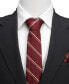 Фото #4 товара Men's Gryffindor Striped Silk Tie