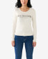 Фото #1 товара Women's Crystal Horseshoe Fitted Sweater
