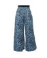 ფოტო #2 პროდუქტის Women's Plus Size Printed High Waist Wide Leg Pants