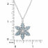 Beautiful girl´s necklace Snowflake Frozen CS00012SRJL-P.CS