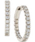 ფოტო #2 პროდუქტის Diamond In & Out Hoop Earrings (1 ct. t.w.) in 14k White or Yellow Gold