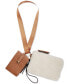 Inc International Concepts Amandaa Wristlet and Card Case Lanyard Bone Brown