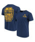 Фото #3 товара Men's Navy West Virginia Mountaineers Comfort Colors Campus Icon T-shirt