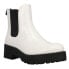 Dirty Laundry Maps Round Toe Chelsea Womens White Casual Boots GMOD14XDF-100 7.5 - фото #2