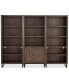 Фото #2 товара Gidian Home Office 3-Pc. Set (Open Bookcase, Open Bookcase, Door Bookcase)