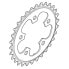Фото #1 товара Звезда для велосипеда Shimano 105 5703 30T 10-скоростная, алюминиевая, 5 рукавов, BCD 74 мм