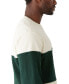 ფოტო #3 პროდუქტის Men's Relaxed Fit Long Sleeve Rugby Stripe Crewneck Sweater