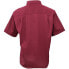 Фото #4 товара River's End Ezcare Woven Short Sleeve Button Up Shirt Womens Burgundy Casual Top