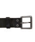 Men's Leather Jean Belt with Roller Buckle and Rivets
