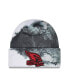 Фото #1 товара Men's Black Arizona Cardinals 2022 Sideline Ink Dye Tonal Cuffed Knit Hat