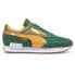 Фото #1 товара Puma Future Rider Play On Lace Up Mens Green Sneakers Casual Shoes 39347321