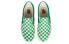 Фото #4 товара Слипоны Vans Classic Slip-On Checkerboard Green