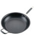 Фото #4 товара Advanced Home Hard-Anodized Nonstick 14.5" Skillet with Helper Handle